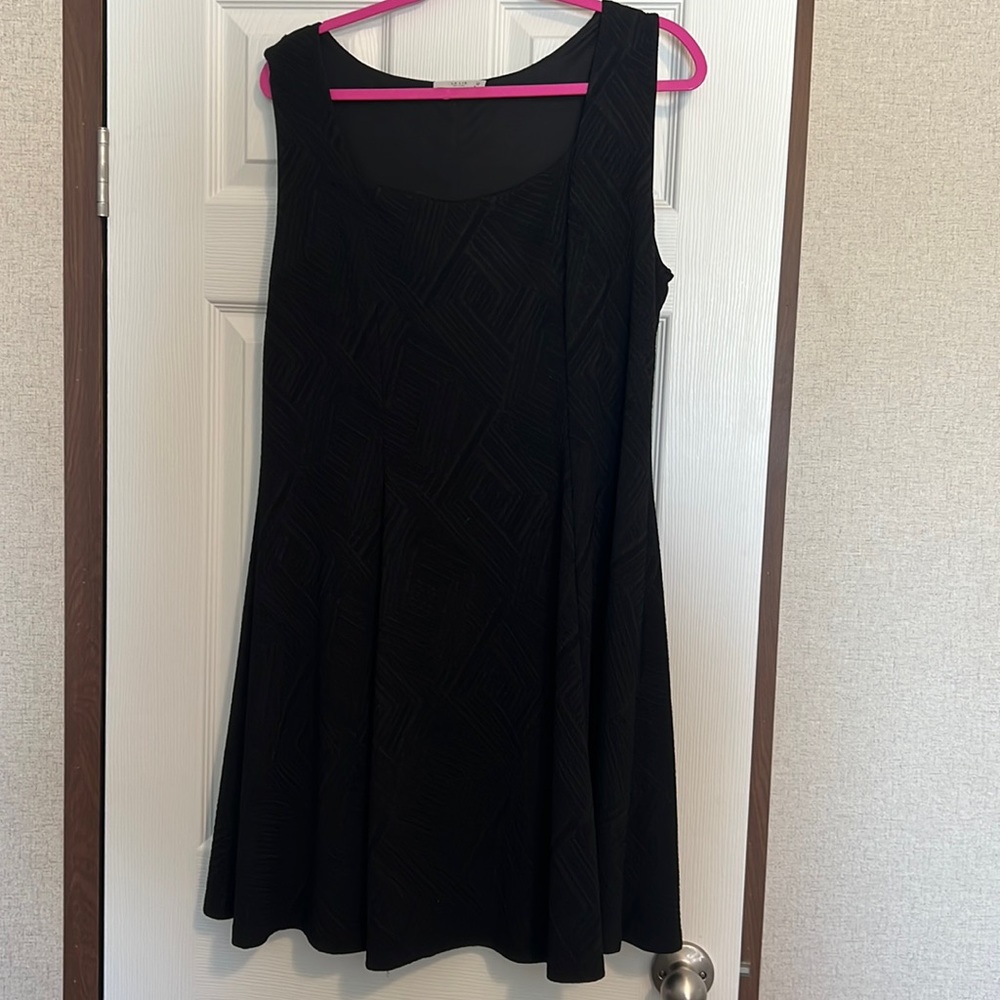 Black mini dress